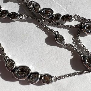 ⛓️ Multi strand tiered silver necklace ⛓️💎⛓️